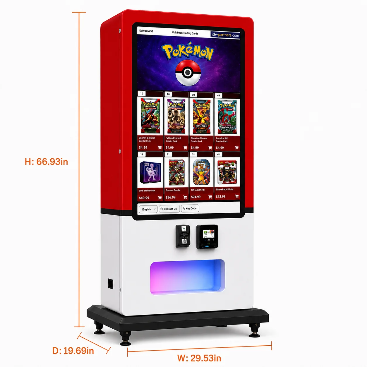 Pokémon Tower dimensions diagram